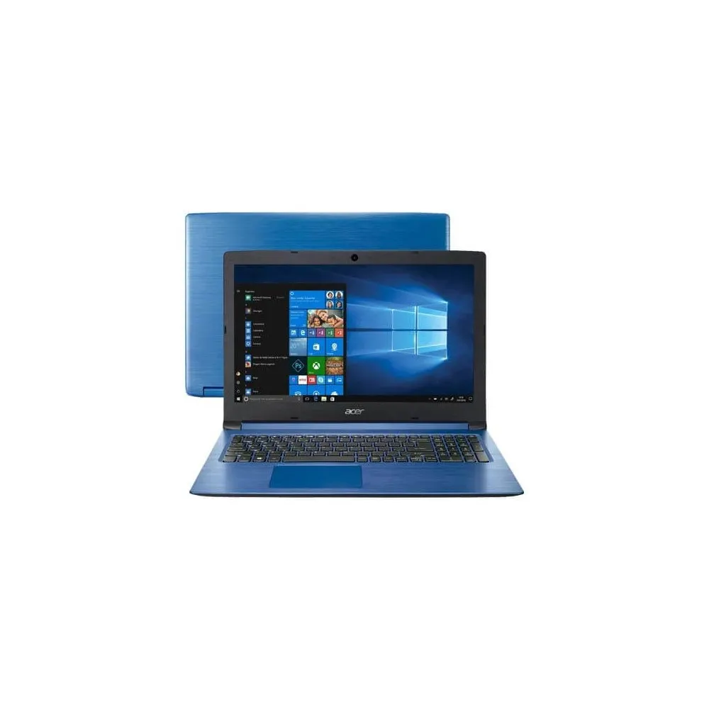 Notebook Acer Aspire 3 A315-53-C6EB - Azul - Intel Core i5-8250U - RAM 8GB - SSD 256GB - HD 1TB - Tela 15.6" - Windows 10