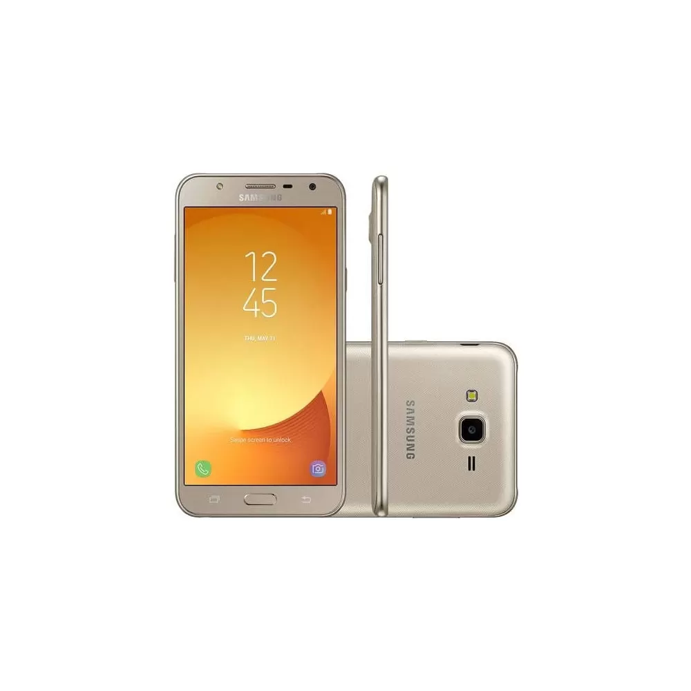 Smartphone Samsung Galaxy J7 Neo - Dourado - 16GB - RAM 2GB - Octa Core - 4G - 13MP - Tela 5.5" - Android 7.0