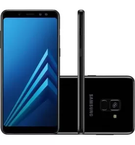 Smartphone Samsung Galaxy A8 - Preto - 64GB - RAM 4GB - Octa Core - 4G - 16MP - Tela 5.6" - Android 7
