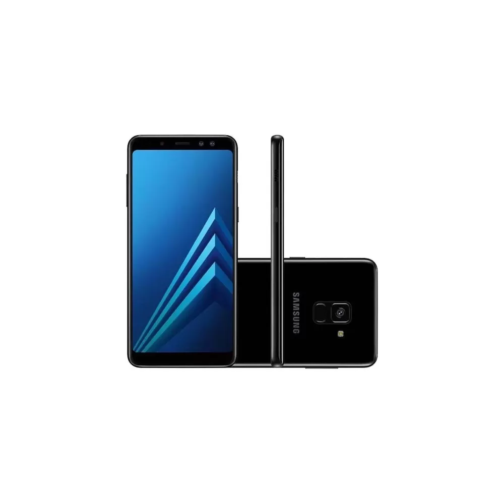 Smartphone Samsung Galaxy A8 - Preto - 64GB - RAM 4GB - Octa Core - 4G - 16MP - Tela 5.6" - Android 7