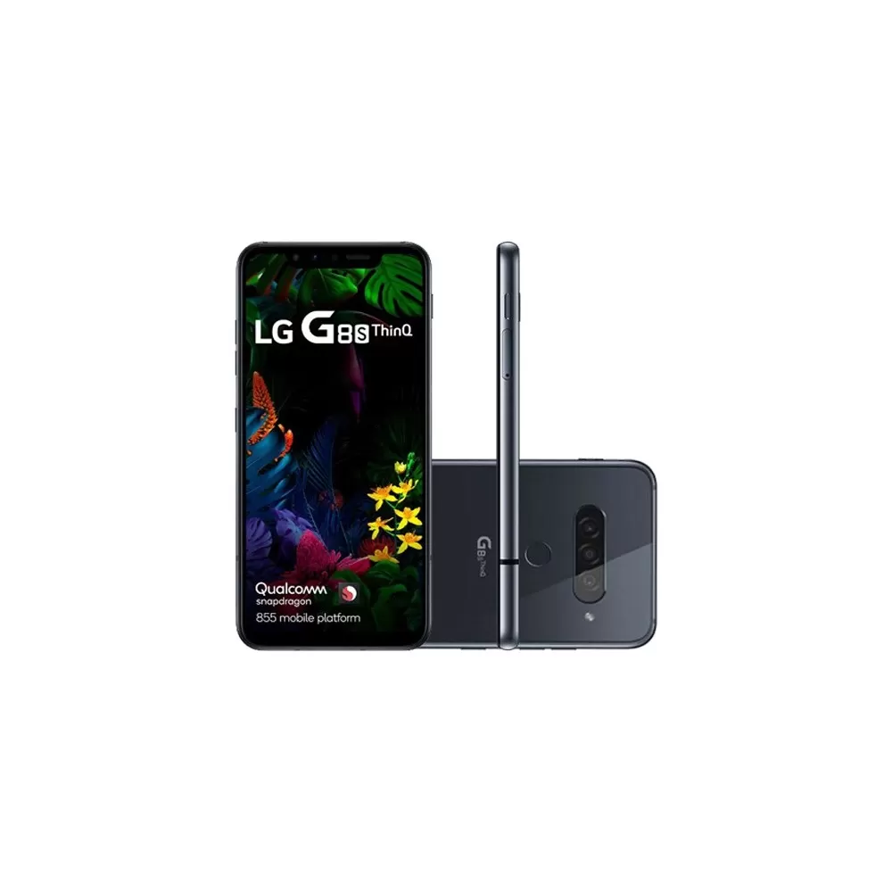 Smartphone LG G8S ThinQ - Preto - 128GB - RAM 6GB - Octa Core - 4G - 13MP - Tela 6.2" - Android 9