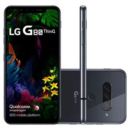 Smartphone LG G8S ThinQ - Preto - 128GB - RAM 6GB - Octa Core - 4G - 13MP - Tela 6.2" - Android 9