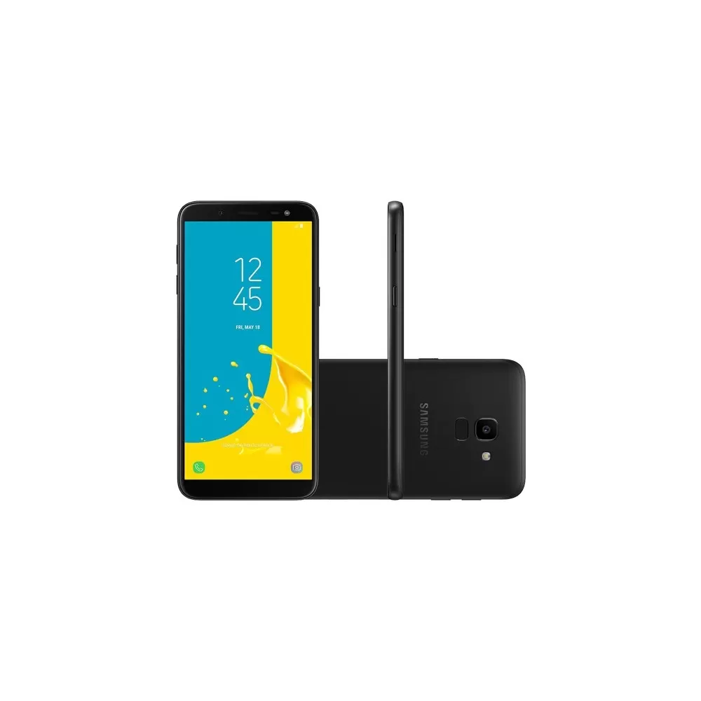 Smartphone Galaxy J6 - Preto - 32GB - RAM 2GB - Octa Core - 4G - 13MP - Tela 5.6" - Android 10