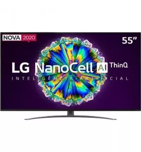 Smart TV Nanocell LG 55" 55NANO86SNA - Ultra HD 4K - HDR - HDMI - USB - Wi-Fi - Inteligência Artificial - Conversor Digital