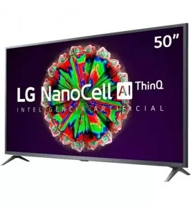 Smart TV LG NanoCell 50" 50NANO79SND - Ultra HD 4K - HDR - HDMI - USB - Wi-Fi - ThinQ AI - Conversor Digital