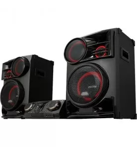 Mini System LG XBoom CL98 - Preto - Bluetooth - Karaokê - USB - CD - 3500W