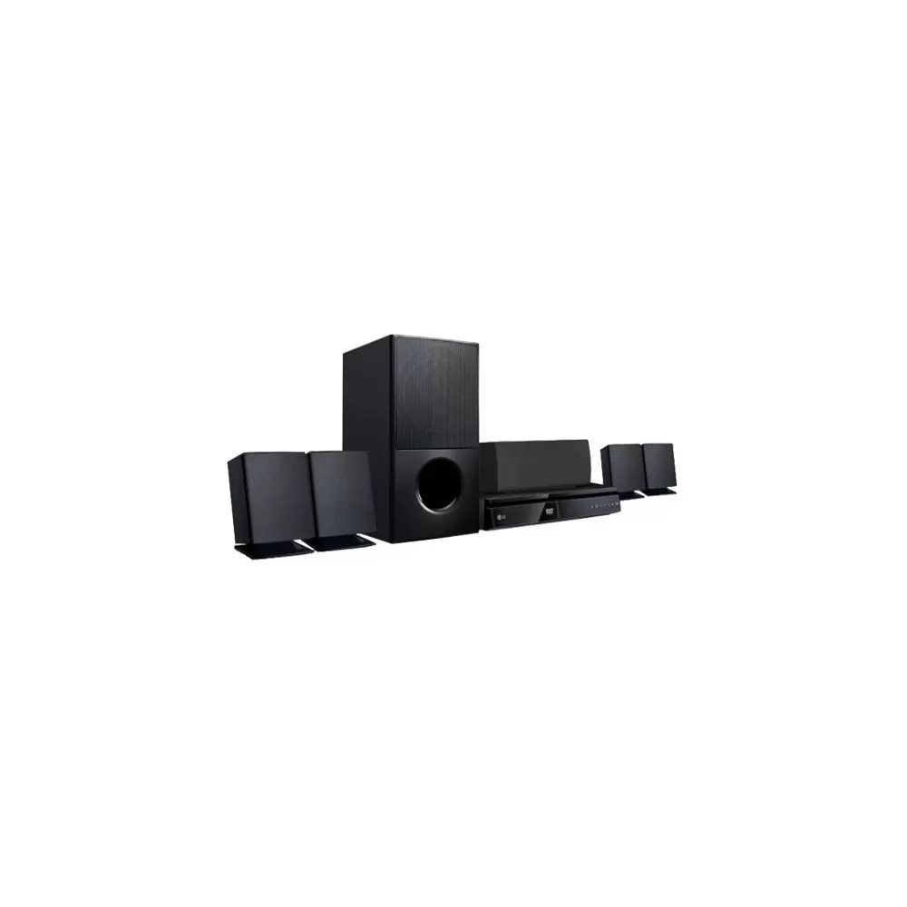 Home Theater LG LHD625 - Preto - Bluetooth - 5.1 Canais - Radio FM - HDMI - USB - DVD - 1000W