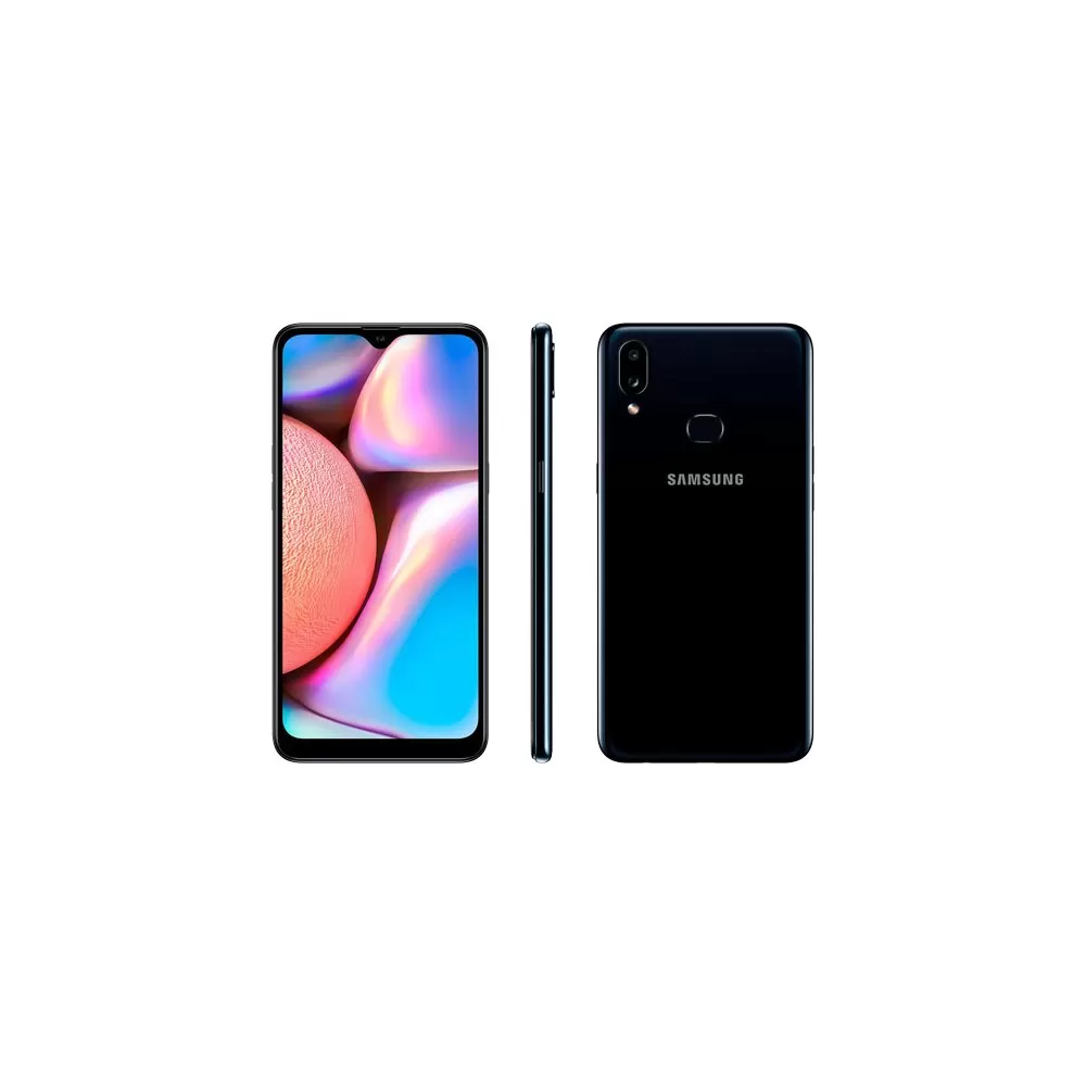 Smartphone Samsung Galaxy A10s - Preto - 32GB - RAM 2GB - Octa Core - 4G - Câmera Dupla - Tela 6.2" - Android 10