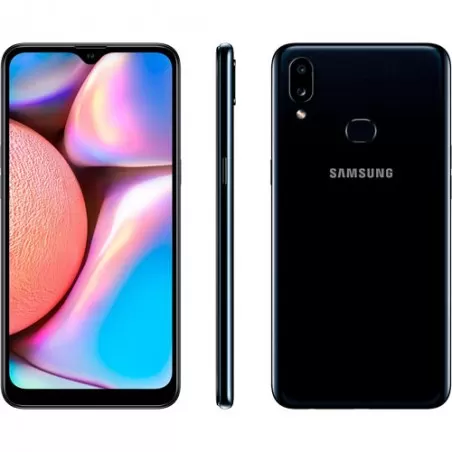 Smartphone Samsung Galaxy A10s - Preto - 32GB - RAM 2GB - Octa Core - 4G - Câmera Dupla - Tela 6.2" - Android 10