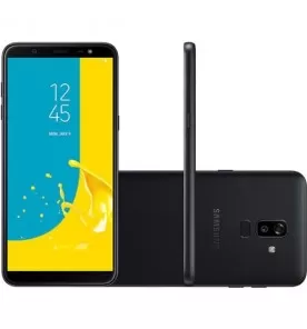 Smartphone Samsung Galaxy J8 - Preto - 64GB - RAM 4GB - Octa Core - 4G - Câmera Dupla - Tela 6" - Android 10