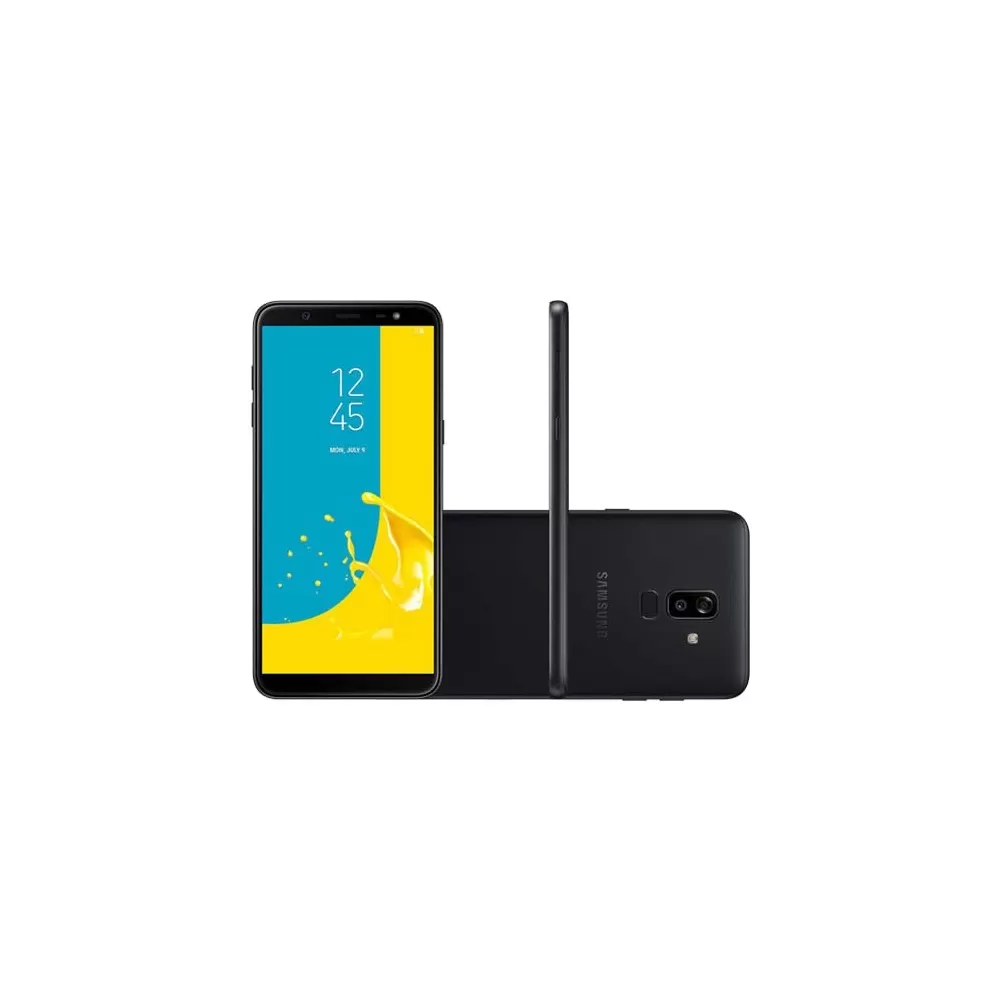 Smartphone Samsung Galaxy J8 - Preto - 64GB - RAM 4GB - Octa Core - 4G - Câmera Dupla - Tela 6" - Android 10