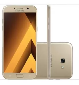 Smartphone Samsung Galaxy A7 2017 - Dourado - 32GB - RAM 3GB - Octa-Core - 4G - 16MP - Tela 5.7" - Android 6.0