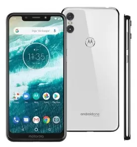 Smartphone Motorola Moto One - Branco - 64GB - RAM 4GB - Octa Core - 4G - Câmera Dupla - Tela 5.9" - Android 8.1