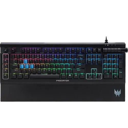 Teclado Gamer Mecânico Acer Predator Aethon 500 - Preto - Blue Switch - RGB - Anti Ghosting