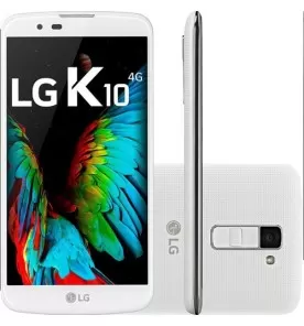 Smartphone LG K10 TV - Branco - 16GB - RAM 1GB - Octa Core - 4G - 13MP - Tela 5.3" - Android 6
