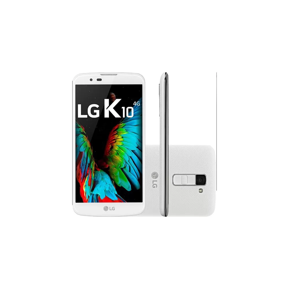 Smartphone LG K10 TV - Branco - 16GB - RAM 1GB - Octa Core - 4G - 13MP - Tela 5.3" - Android 6