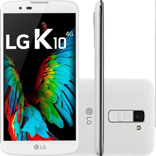Smartphone LG K10 TV - Branco - 16GB - RAM 1GB - Octa Core - 4G - 13MP - Tela 5.3" - Android 6