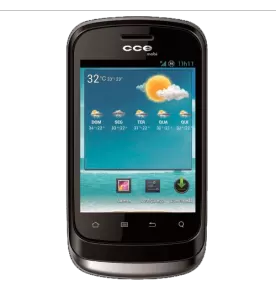 Smartphone CCE Mobi SM55 - Dual Chip -  touchscreen - 3G - Wi-Fi - Tela de 3.2" - 2MP - Android 2.3 - Preto