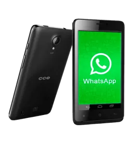 Smartphone CCE Motion Plus SC452TV - Dual Chip - TV Digital - 3G - Wi-Fi - Tela de 4.5" - Dual Core - 4MP - Android 4.2 - Preto