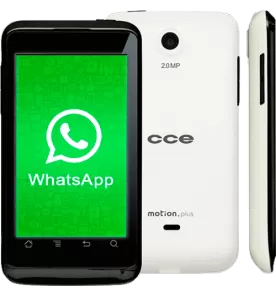 Smartphone CCE Motion Plus SK351 - Dual Chip - 3G - Wi-Fi - Tela de 3.5" - QualComm Snapdragon - 2MP - Android 4.0 - Branco