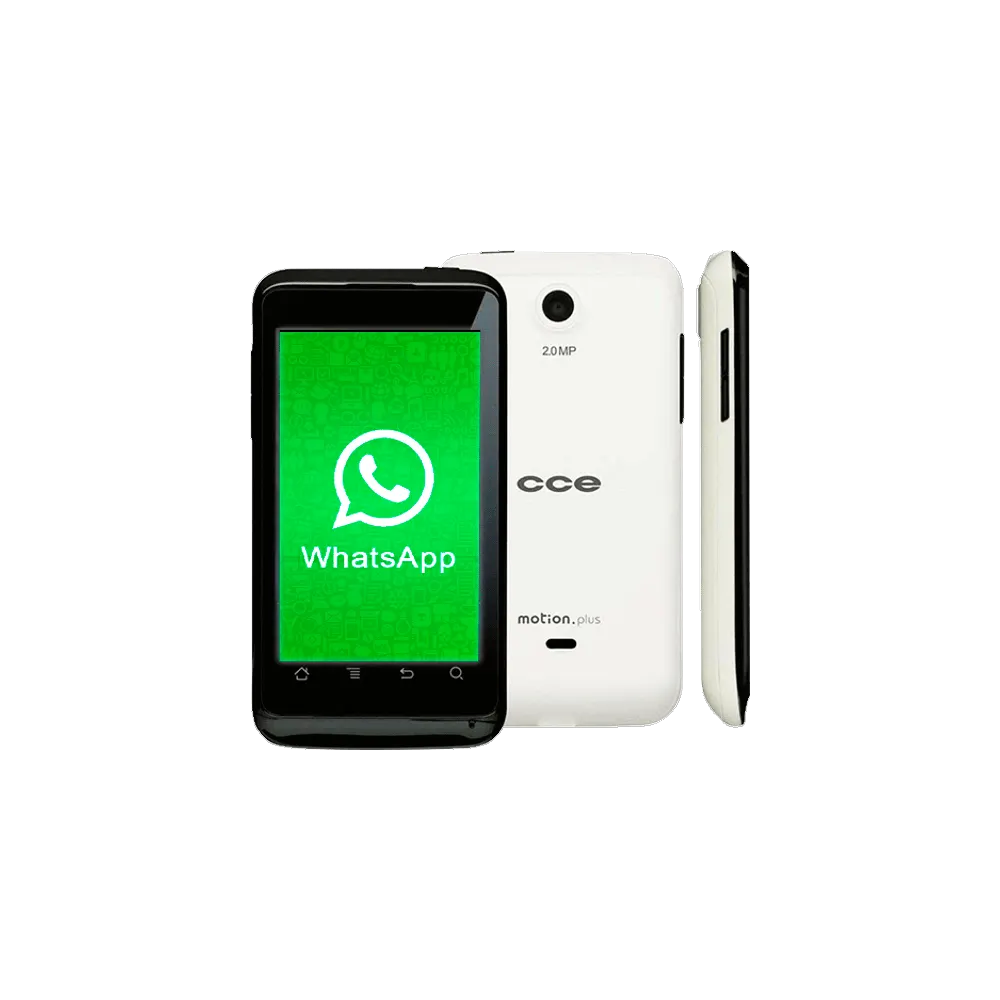 Smartphone CCE Motion Plus SK351 - Dual Chip - 3G - Wi-Fi - Tela de 3.5" - QualComm Snapdragon - 2MP - Android 4.0 - Branco