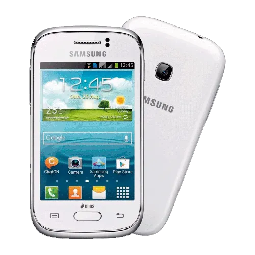 Smartphone Samsung Galaxy S Duos Branco - Dual Chip - 3G - 5MP  - Tela 4" - Dual Core - GT-S7562l - Android 4.0