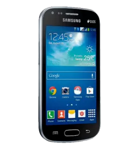 Smartphone Samsung Galaxy S Duos Preto - GT-S7562l - Dual Chip - 3G - 5MP - Tela 4" - Dual Core - Android 4.0