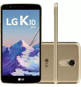 Smartphone LG K10 Pro - Dourado - 32GB - RAM 2GB - Octa Core - 4G - 13MP - Tela 5.7" - Android 7.1