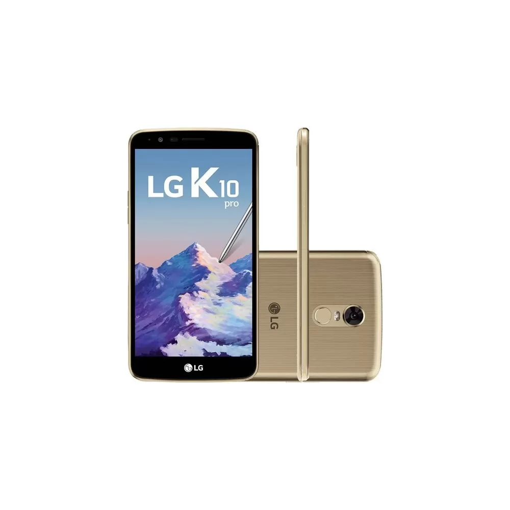 Smartphone LG K10 Pro - Dourado - 32GB - RAM 2GB - Octa Core - 4G - 13MP - Tela 5.7" - Android 7.1
