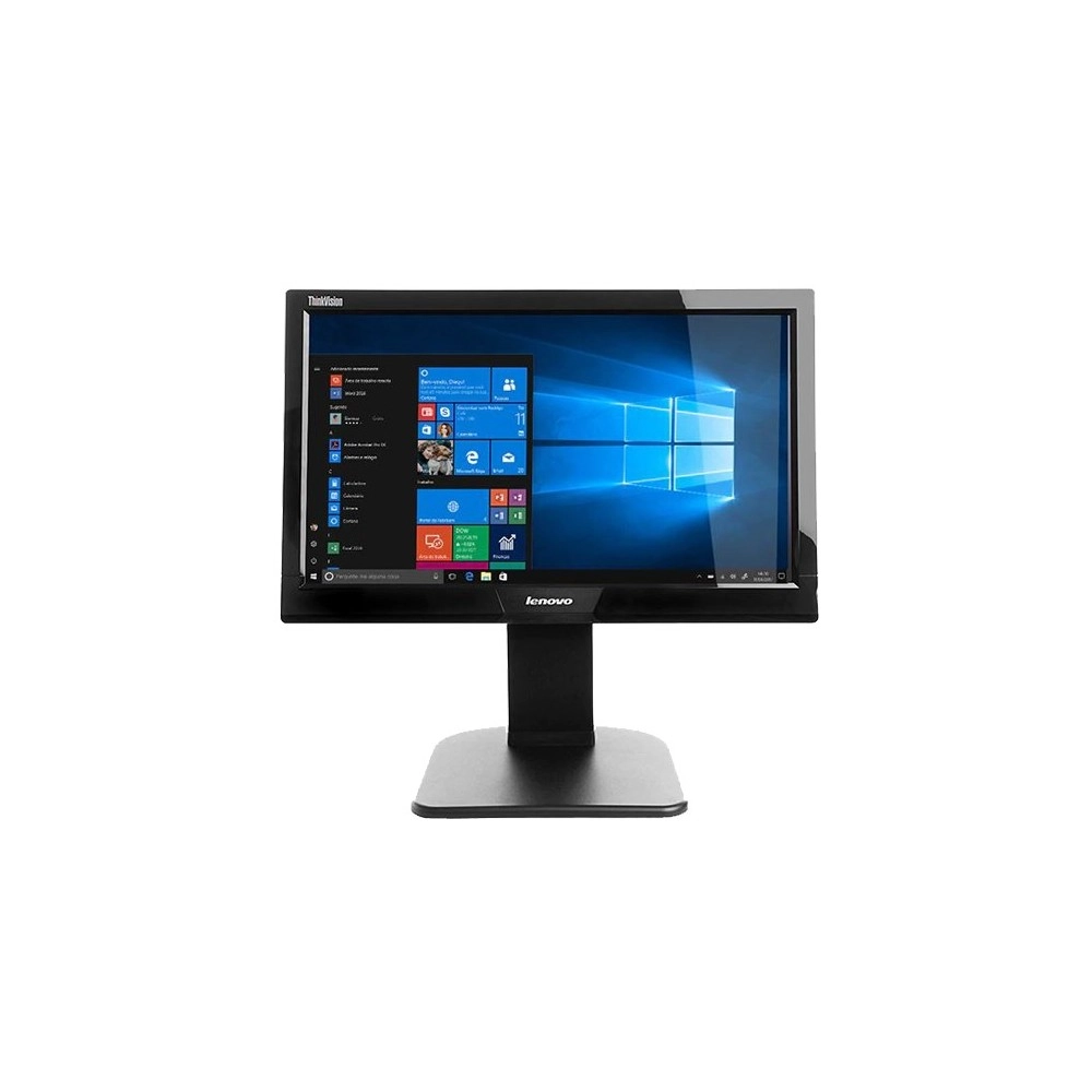 Monitor Lenovo Think Vision E2003B-60D4HBR1BR LED 19.5" - Preto - 1600x900 - 60Hz - DVI