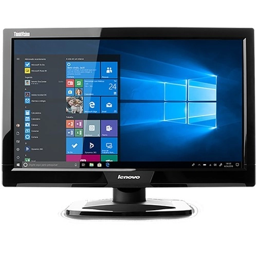 Monitor Lenovo LCD 19.5" TFT E2002B-60BBHBR1BR - Preto - Widescreen - 1600x900 - VGA