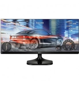 Monitor LG 25UM58-P LED IPS 25" - Preto - Full HD - UltraWide - HDMI