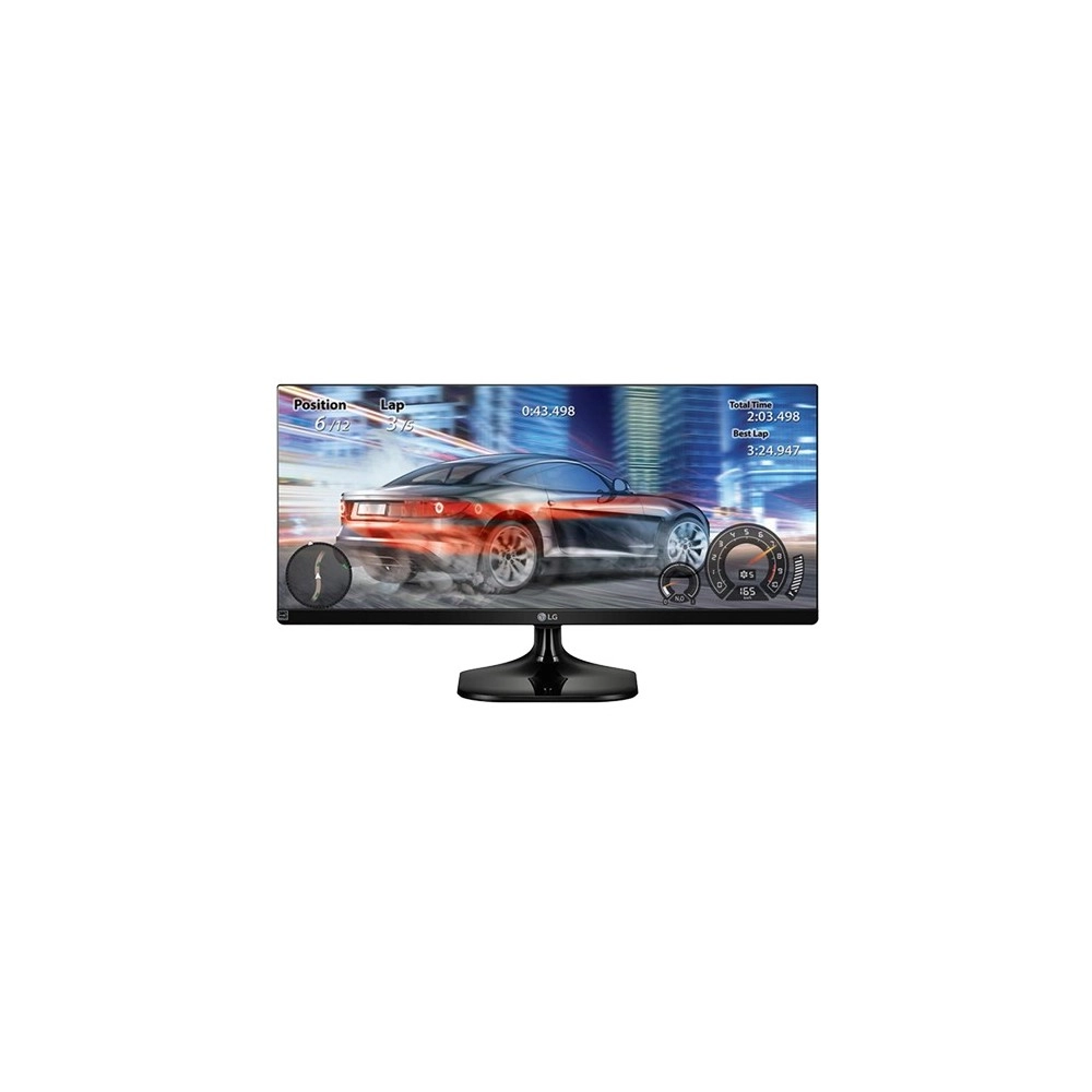 Monitor LG 25UM58-P LED IPS 25" - Preto - Full HD - UltraWide - HDMI