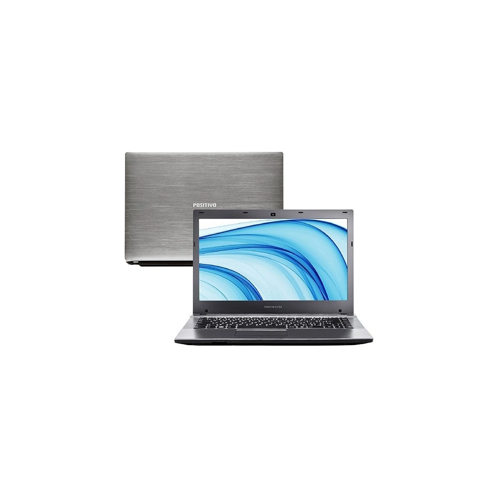 Notebook Positivo Ultra S8500 - Cinza - Intel Core i5-3317U - RAM 4GB - HD 500GB - Tela 14" - Windows 8