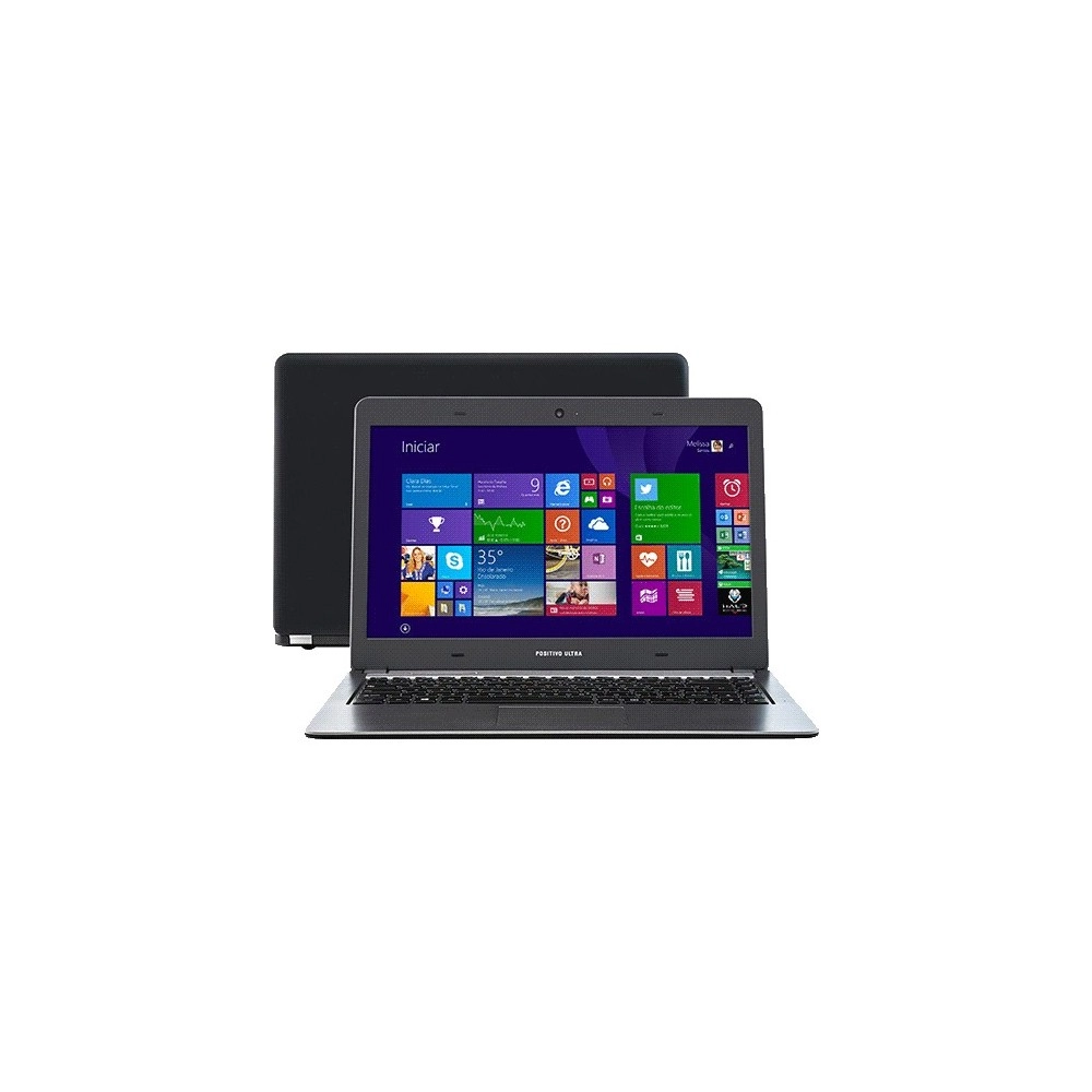 Notebook Positivo Ultra S1990 - Preto - Intel Dual Core 847 - RAM 4GB - HD 500GB - Tela 14" - Windows 8