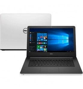 Notebook Dell Inspiron I14-5458-B35 - Branco - Intel Core i5-5200U - RAM 4GB - HD 1TB - Tela 14" - Windows 10 Pro
