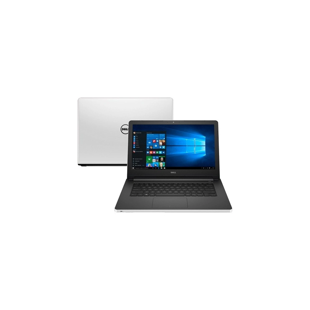 Notebook Dell Inspiron I14-5458-B35 - Branco - Intel Core i5-5200U - RAM 4GB - HD 1TB - Tela 14" - Windows 10 Pro