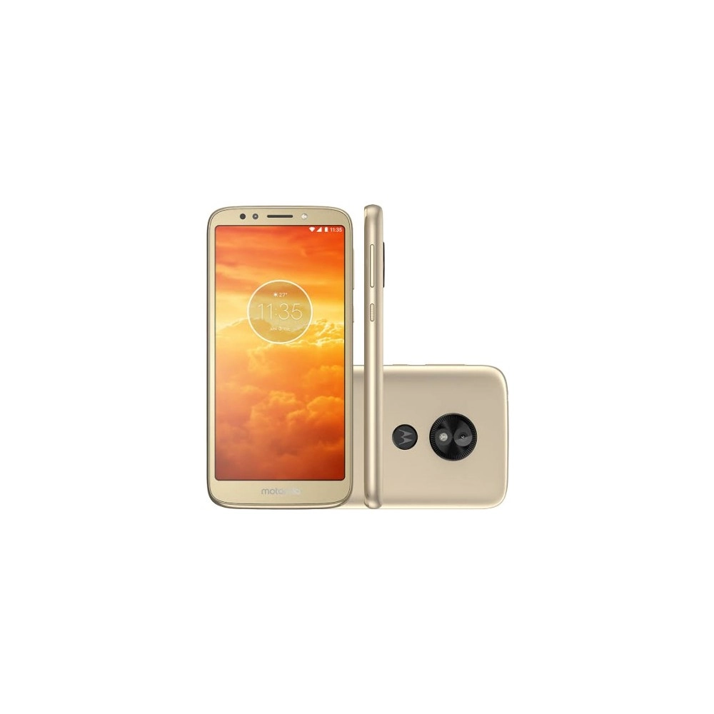 Smartphone Motorola Moto E5 Play XT1920 - Dourado - 16GB - 8MP - 4G - Tela 5.3" - Android 8.1