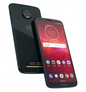 Smartphone Motorola Moto Z3 Play XT1929 - Ônix - Dual-Chip - 64GB - 12MP - Tela 6" - Android 8.0