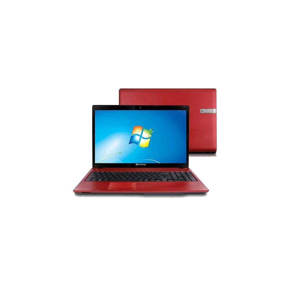 Notebook Acer Gateway NV55C02B - Vermelho - Intel Core i5-480M - RAM 4GB - HD 640GB - Tela 15.6" - Windows 7 Home Basic