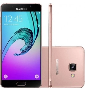 Smartphone Samsung Galaxy A7 2016 - Rosa - Dual-Chip - 16GB - 13MP - 4G - Tela 5.5" - Android 5.1