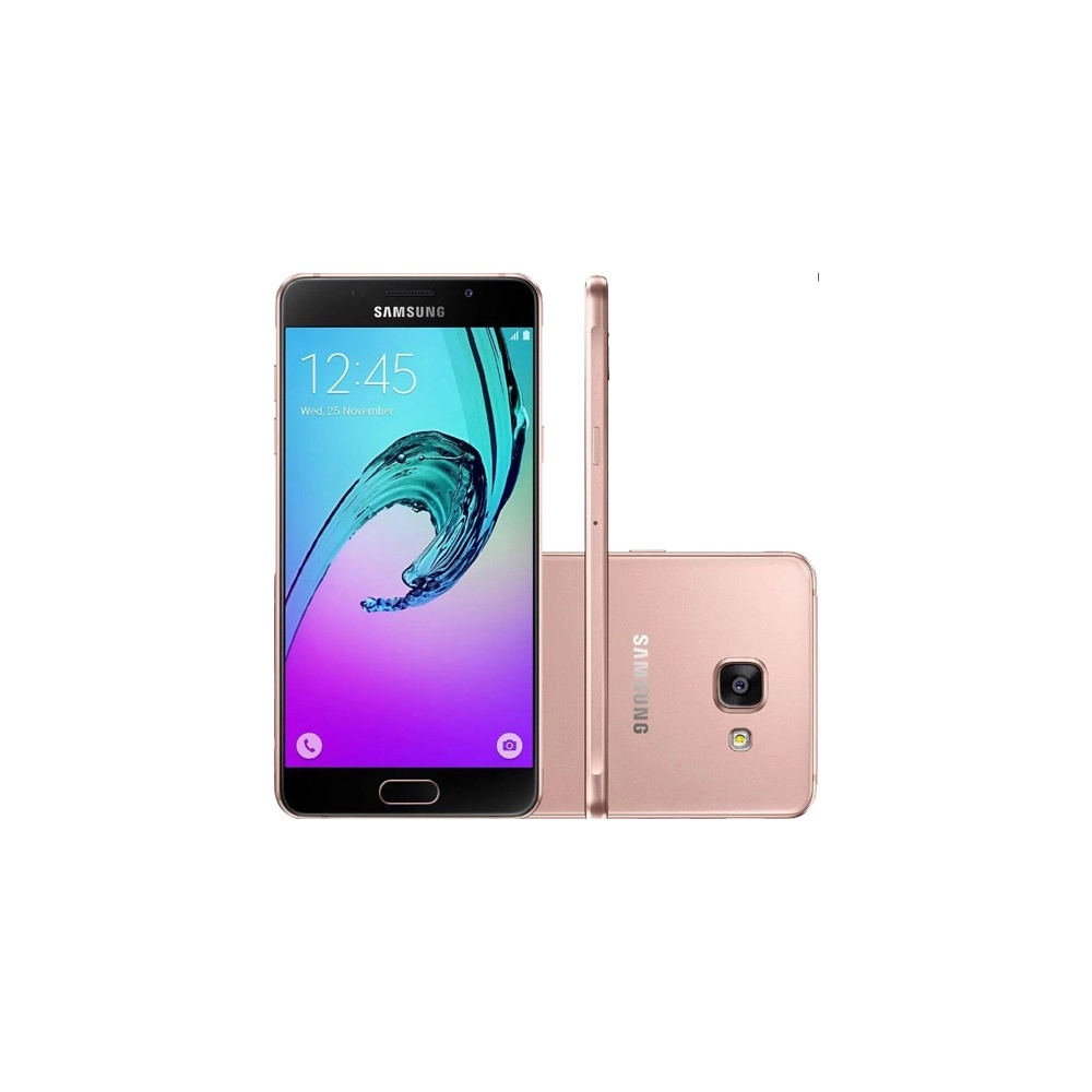 Smartphone Samsung Galaxy A7 2016 - Rosa - Dual-Chip - 16GB - 13MP - 4G - Tela 5.5" - Android 5.1