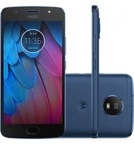 Smartphone Motorola Moto G5S - Azul Safira - 32GB - RAM 2GB - Octa Core - 4G - 13MP - Tela 5.2" - Android 8.1