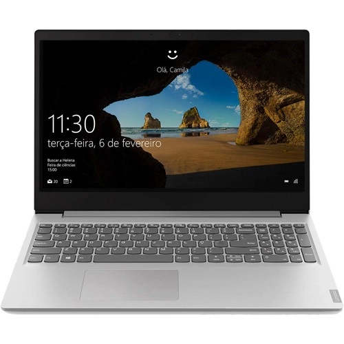 Notebook Lenovo Ideapad S145 81WTS00000 - Prata - Intel Celeron N4000 - RAM 4GB - HD 500GB - Tela 15.6" - Linux