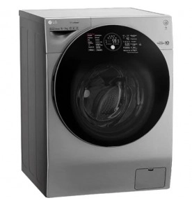 Lava e Seca LG Smart Twin Wash WD11VCS6 - Aço Escovado - 11Kg/7Kg - 6 Motion - Turbo Wash - 127V