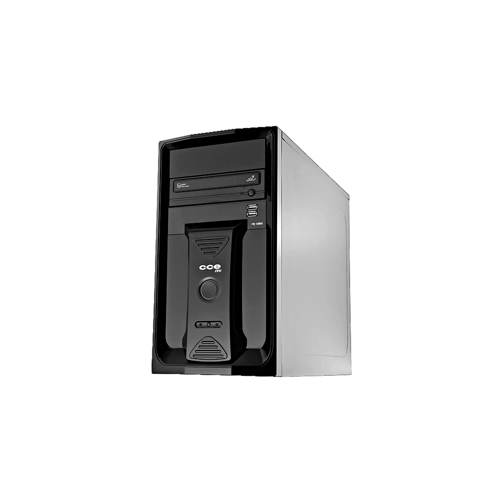 Computador Desktop CCE A225L - RAM 2GB - HD 250GB - Intel Atom - Gravador de DVD - Linux