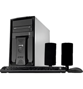Computador Desktop CCE A225L - RAM 2GB - HD 250GB - Intel Atom - Gravador de DVD - Linux