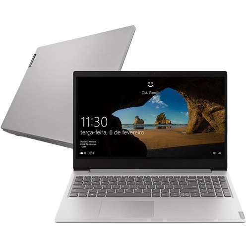 Notebook Lenovo Ideapad S145 82DJ0002BR - Prata - Intel Core i3-1005G1 - RAM 4GB - HD 1TB - Tela 15.6" - Windows 10