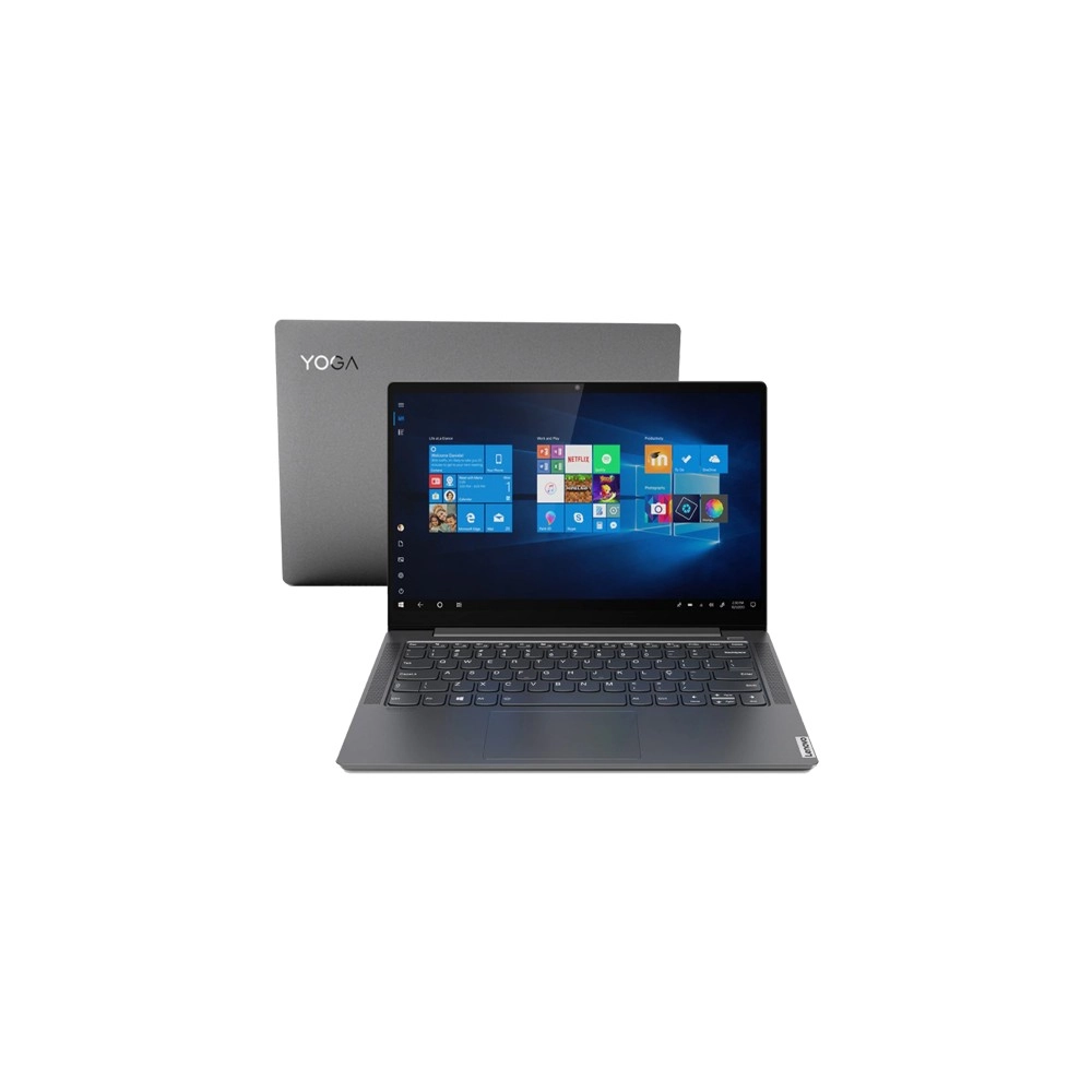 Notebook Lenovo Yoga S740 81RM0001BR - Grafite - Intel Core i5-1035G1 - MX250 - RAM 8GB - SSD 256GB - Tela 14" - Windows 10