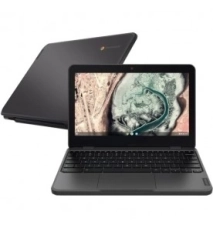 Chromebook Lenovo 100E-81MA000QBR - Preto - Intel Celeron N4000 - RAM 4GB - 32GB EMMC - Tela  11.6" - Chrome OS